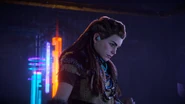 Sylens retorts that he had a legitimate birth, it's Aloy who is the creation of a machine.