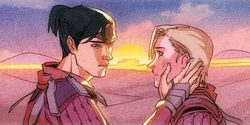 Nessa and Amadis meeting in secret.