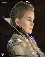 Closeup artwork of Tilda from the side by Thomas Sykutera.[19]