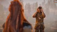 Brom struggling with the voices of the Forgotten.