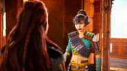 Deadliest Game (HZDR; 24).png (1.92 MB) Talanah talking to Aloy.