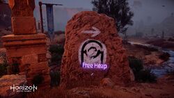 Free heap road sign