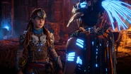 Aloy talking to Ourea.