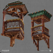 Meridian architecture detail concept art by Erik van Helvoirt.