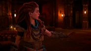Aloy talking to Talanah.