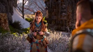 Aloy explaining the ear defenders.