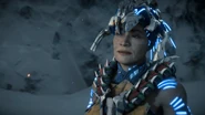 Ourea talking to Aloy.