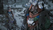 Aratak talking to Aloy.