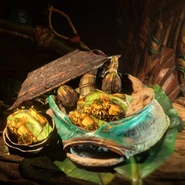 Appearance of Utaru dishes