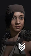 Model render of Petra in Horizon Zero Dawn.