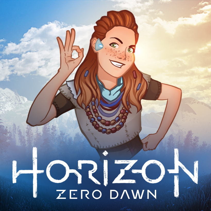 Сеть horizon. Horizon Zero Dawn наклейки. Элой Стикеры. Стикеры Хоризон. Стикеры из Horizon.