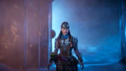 Aloy looking around.