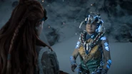 Ourea talking to Aloy.