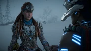 Aloy talking to Ourea.