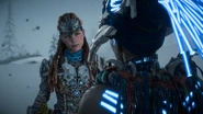 Aloy talking to Ourea.
