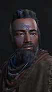 Model render of Brom in Horizon Zero Dawn.