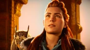 Aloy looking up at Itamen.[1]