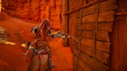 Aloy opening the vent.