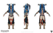 Shaman clothing concept art by Suzanne Helmigh