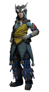 Full body model render of Ikrie.