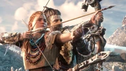Aloy preparing to shoot an arrow.png (4.06 MB) Aloy with Rost