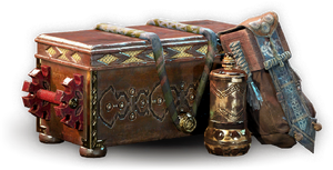 Treasure boxes render