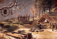 Grata's Camp.jpg (498 KB) Grata's camp in Horizon Zero Dawn.