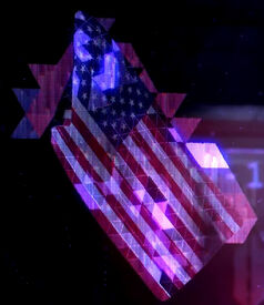 US Flag-Hologram