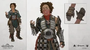 Concept art of Asera in Horizon Call of the Mountain by Karakter.