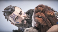 Rost holding Aloy.