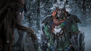 Aratak talking to Aloy.
