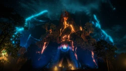 The Volcano at Pangea Park.