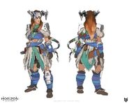 Concept art of the Banuk Trailblazer by Luc de Haan.