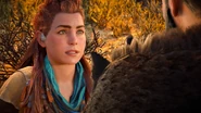 (But I will find you) Aloy insisting that she will find Rost.