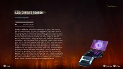 Log; Charles Ronson (living area; HZDR; transcript).png (1.88 MB) In-game transcript in Horizon Zero Dawn Remastered.