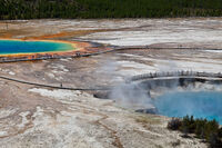 RL Grand Prismatic Pool and Excelsior Geyser Crater (3952550025).jpg
