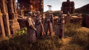Erend and the Vanguard preparing for the Battle of the Alight.