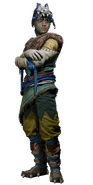 Model render of Naltuk in Horizon Zero Dawn: The Frozen Wilds.
