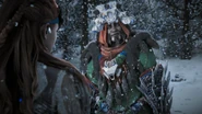 Aratak talking to Aloy.