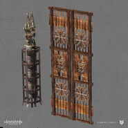 Meridian architecture detail concept art by Erik van Helvoirt.