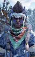 Rukul in Horizon Zero Dawn: The Frozen Wilds.