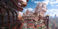 Early concept art of Meridian.