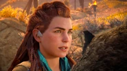 Rost and Aloy talking about Aloy's rights as a child outcast.
