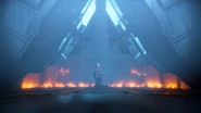 Aloy entering ELEUTHIA-9.