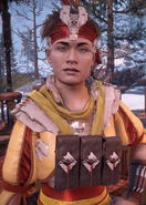 Furahni in Horizon Zero Dawn: The Frozen Wilds'.
