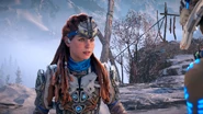 Aloy talking to Ourea.