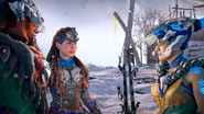Aloy realising that the situation is more complicated than expected.