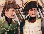 Bush-hornblower-old.jpg (7 KB) Robert Beatty and Gregory Peck as William Bush and Horatio Hornblower