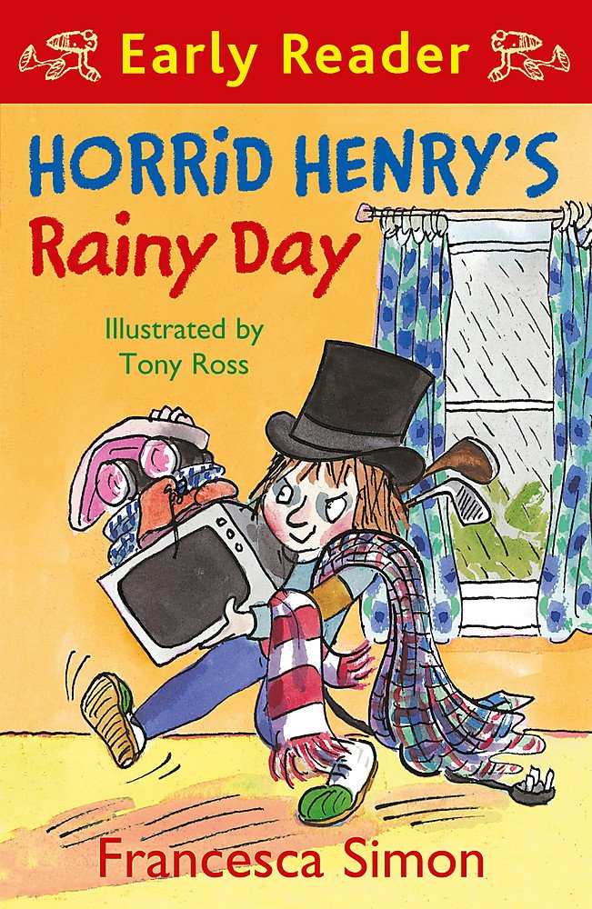 Early reading. Horrid Henry reads a book.