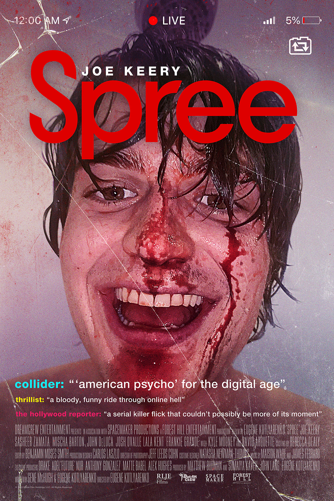 Spree (2020), Horror Film Wiki